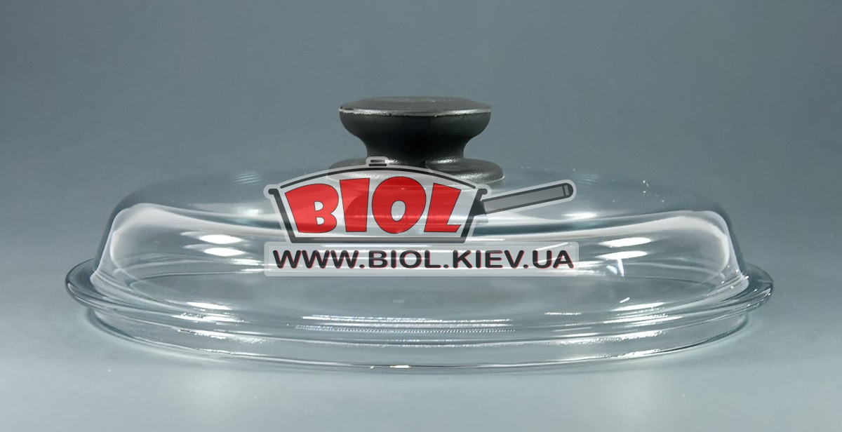 Кришка скляна 22 см висока кругла БІОЛ ВК220, фото 1