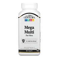Mega Multi, для мужчин, мультивитамины и мультиминералы (90 таблеток)