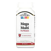 Mega Multi, для женщин, мультивитамины и мультиминералы (90 таблеток)