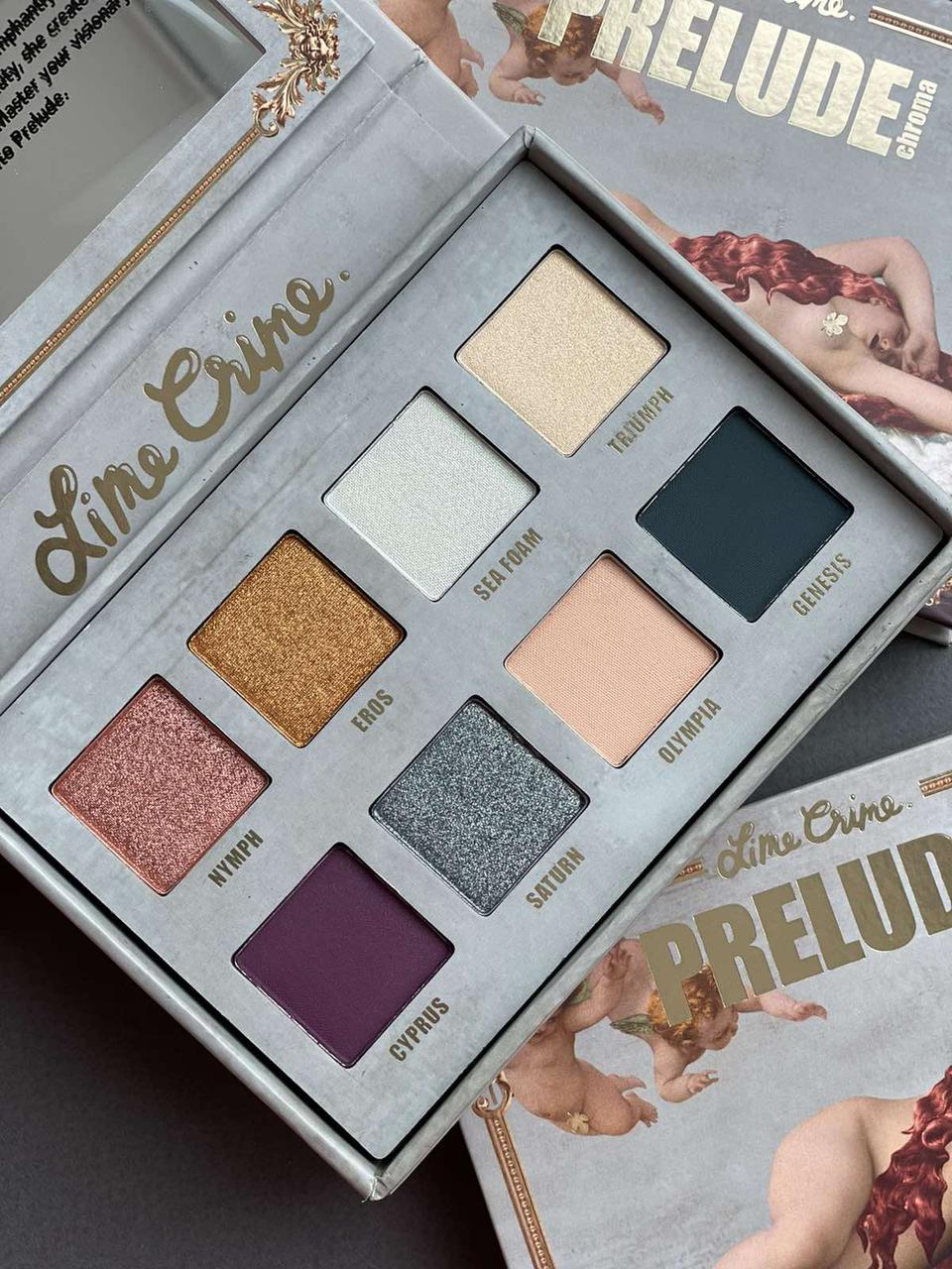 Палетка тіней Lime Crime Prelude Chroma Palette