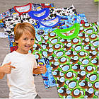 Дитяча футболка бавовна Україна асорти розмір 52 хлопчик МД-330025, фото 4