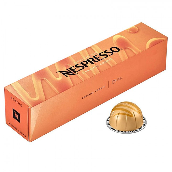 Кава в капсулах Nespresso Vertuo Barista Creations Caramel Cookie 6 тубус, Швейцарія