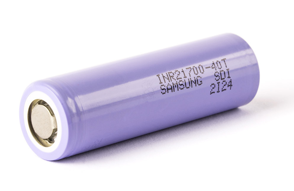 Аккумулятор 21700 Li-Ion Samsung INR21700-40T 4000mAh, 35A, 4.2/3.6/2.5V, фото 1