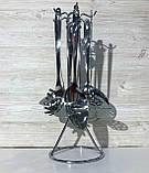 Набір кухарів 7 Предметів із неіржавкої сталі Edenberg EB-3603 Набори кухонного приладдя неіржавка сталь, фото 2