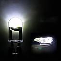 Комплект світлодіодних ламп NAPO LED T10-F1 W5W T10 колір світіння білий 10 шт, фото 6