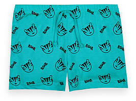 Шорти дитячі для хлопчика GABBI Сафарі кідс Ментоловий на зріст 68 (12590)