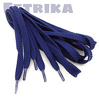 Шнурки плоские 10 мм Kiwi синие 100 см