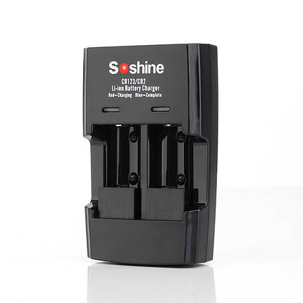 Зарядний пристрій Soshine S5 (Li), Li-Ion, USB Type-C, LED, 2 канали, Box, Black, фото 1