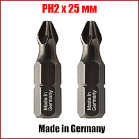 Біти PH2 1/4" 25 мм набір 2 шт USH U0012342/2