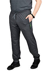 Спортивні штани трикотажні чоловічі темно-сірі
