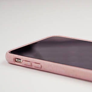 Біорозкладний чохол ECO Wheat Straw для Iphone 12 / 12 PRO Pink, фото 2