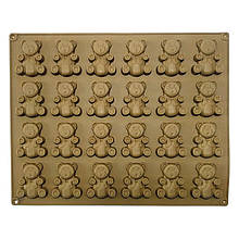 Силіконова форма MagicKitchen 24 в 1 Ведмедики №231