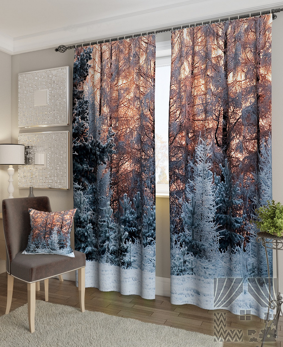 Фотоштори сніжна зима, фото 1