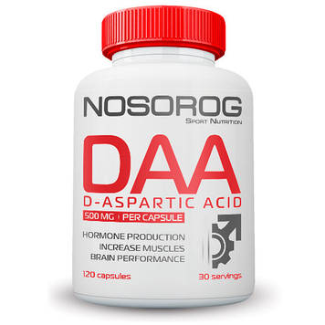 Бустер тестостерону DAA Носоріг / Nosorig Nutrition 120 капсул