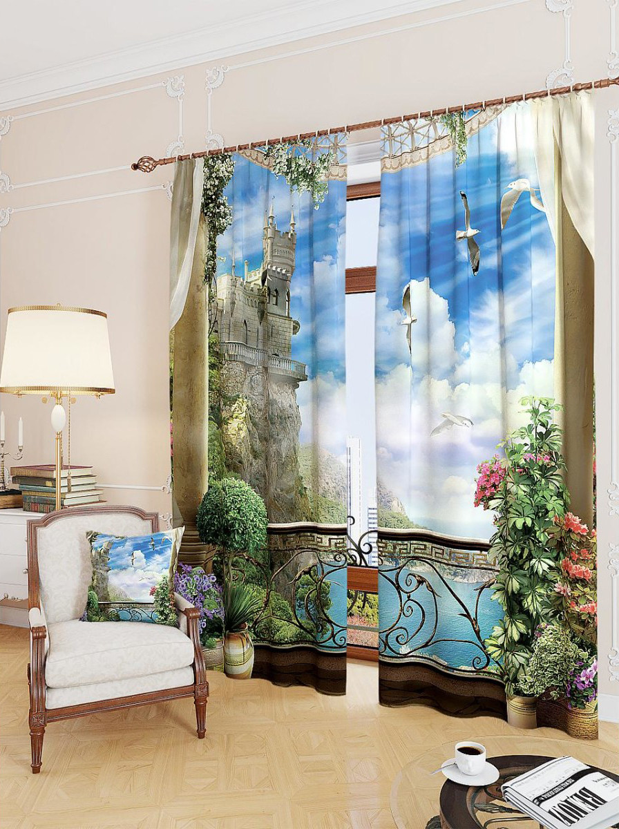 Фотоштори замок на скелі, фото 1