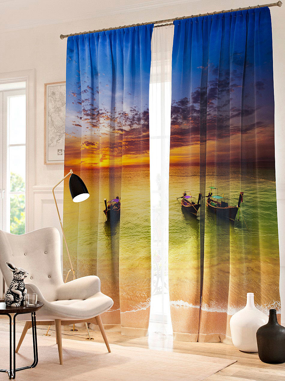 Фотоштори човна на пляжі, фото 1