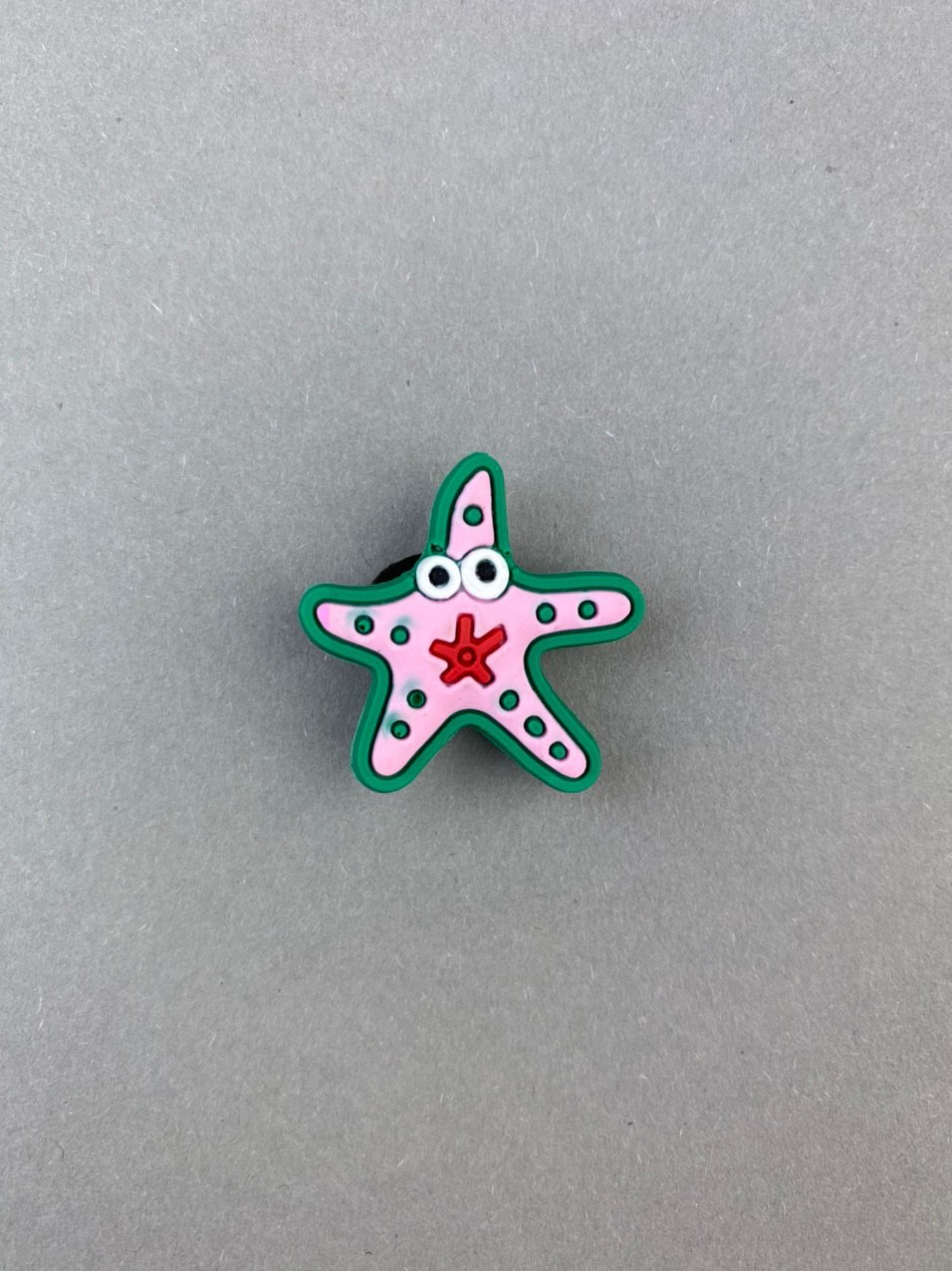Джибітси прикраси для взуття кроксів сабо JIBBITZ Pink starfish Рожева морська зірка № 88, фото 1