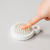Силіконова щітка для голови Xiaomi Jordan & Judy NV027 біла, фото 3