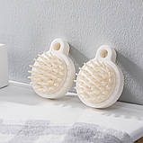 Силіконова щітка для голови Xiaomi Jordan & Judy NV027 біла, фото 6