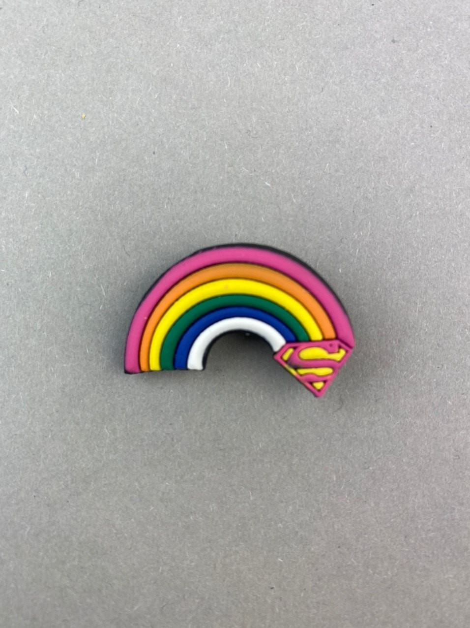 Джибітси прикраси для взуття кроксів сабо JIBBITZ Rainbow Веселка № 195