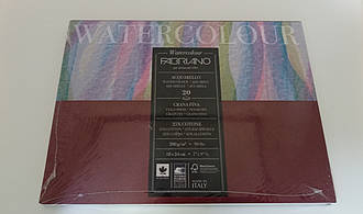 Склейка-блок для акварелі Watercolour A5 (18х24см), 200г/м2, 20л, середнє зерно, Fabriano