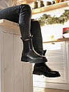 Черевики жіночі чорні зимові Bottega Veneta (05244), фото 2