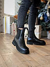 Черевики жіночі чорні зимові Bottega Veneta (05244), фото 6
