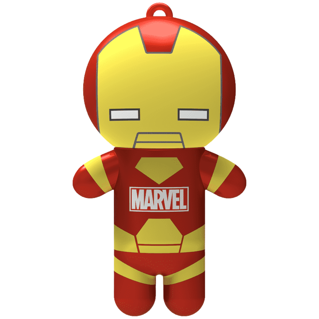 Бальзам-брелок для губ Lip Smacker Marvel Super Hero Lip Balm Iron Man Billionaire Punch 4 г