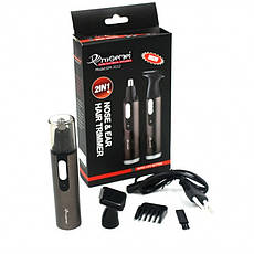 Тример для носа та вух PRO GEMEI GM-3112, 2 в 1, фото 3