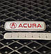Металевий шильдик з логотипом Acura для автокилимків., фото 4