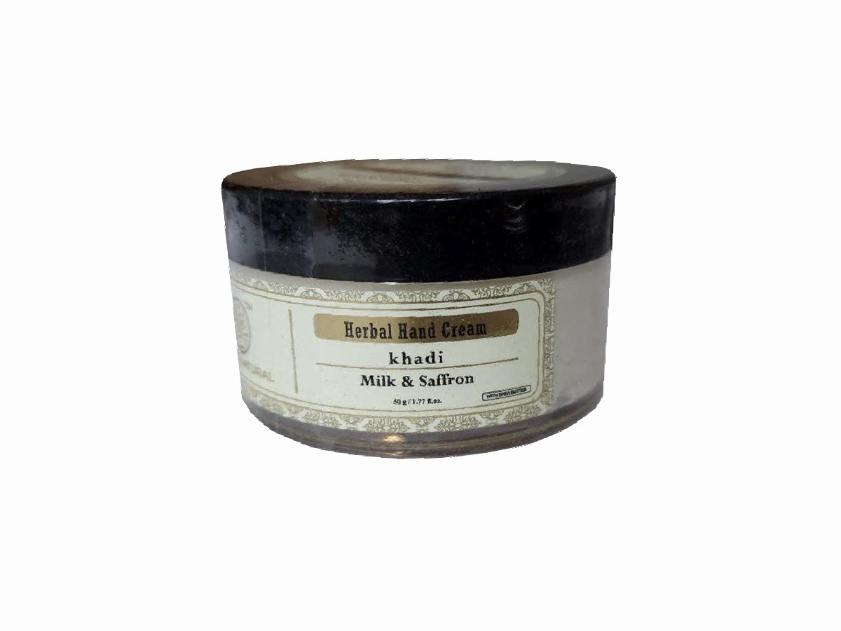 КРЕМ ДЛЯ РУК MILK & SAFFRON HAND CREAM 50GM. KHADI NATURAL