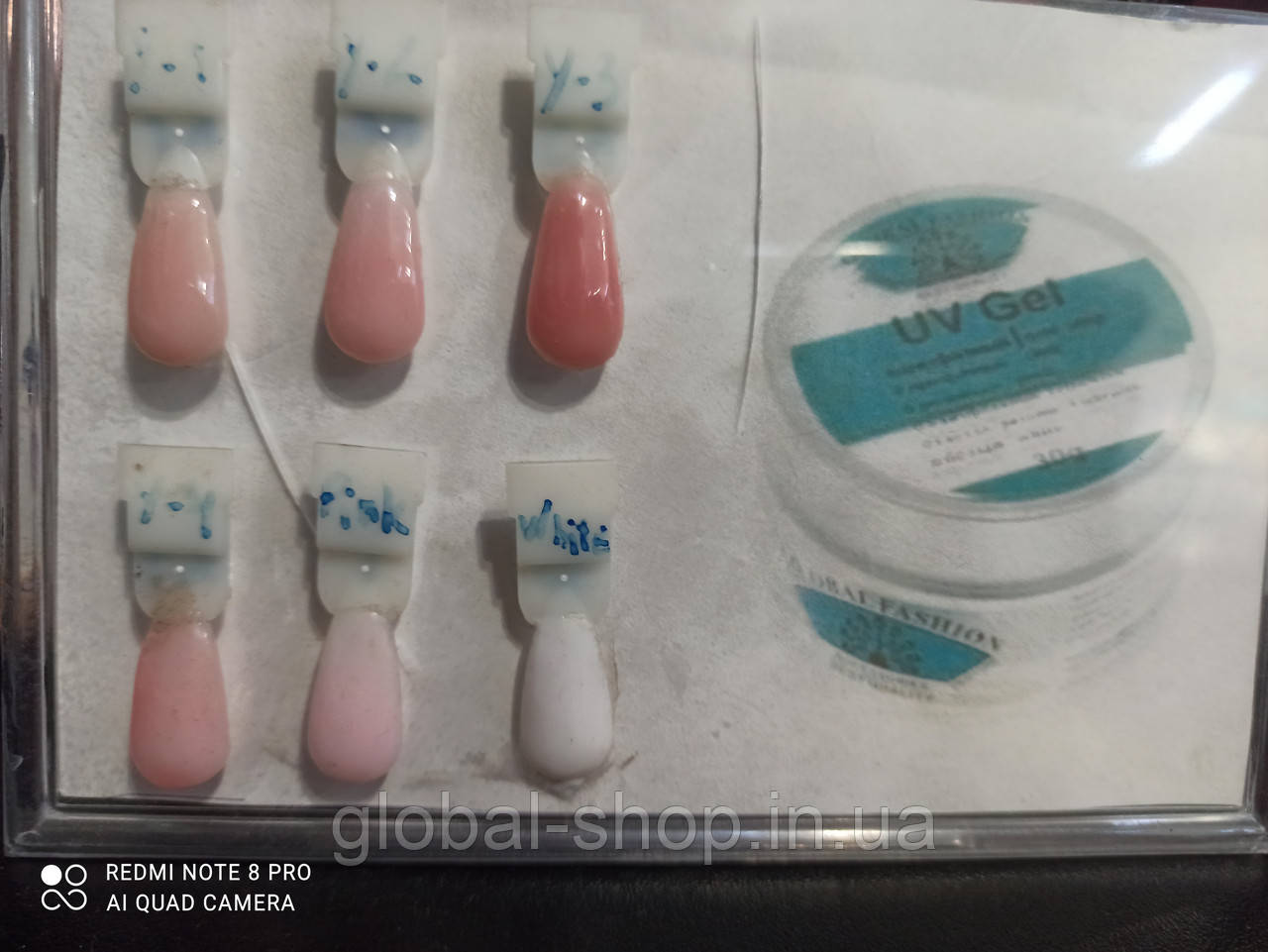 Гель для нарощування нігтів Global Fashion Professional Uv gel 15 gr