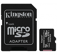 Карта памяти Kingston microSDXC Canvas Select Plus 128GB Class 10 UHS-1 А1 (с адаптером) (SDCS2/128GB)