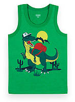 Майка дитяча для хлопчика GABBI МК-21-6 Супер Кул Зелений на зріст 104 (12639)
