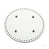 Дно сумки кругле (20 см) з ніжками, колір Білий, фото 2