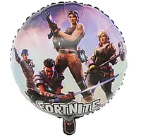 Фольгированный шарик КНР 18" (45 см) Круг Fortnite Фортнайт