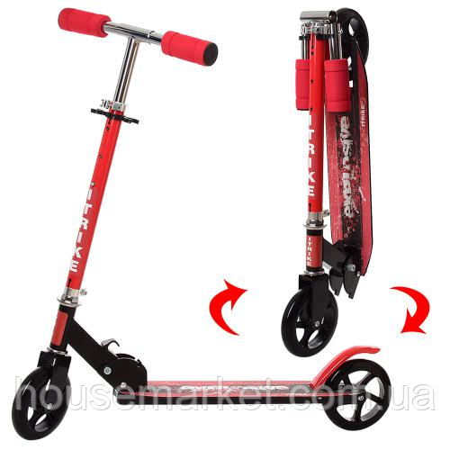 Двоколісний самокат Складаний Scooter SR 2-005-RB, червоний