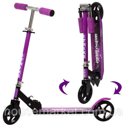 Двоколісний самокат Складаний Scooter SR 2-005-VB, фіолетовий