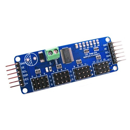 16-кан 12-біт ШІМ Серво контролер PCA9685 Arduino
