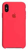 Чохол для iPhone XS Max Silicone Case бампер (Peach)