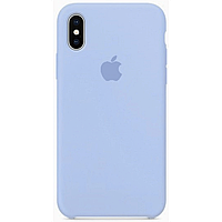 Чохол для iPhone XS Max Silicone Case бампер (Lilac cream)