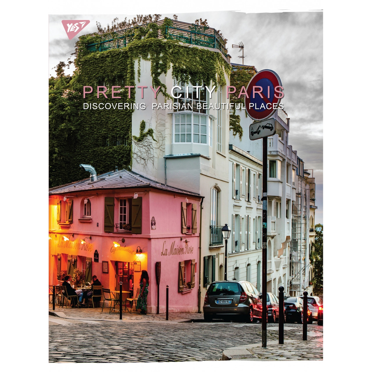 Зошит для записів А4 48 аркушів в клітинку YES Pretty City 764843