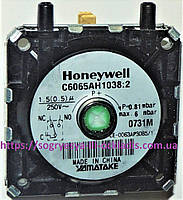 Пресостат Honeywell C6065AH 60/40 Pa (б.ф.у, Кит) Baxi-Westen Biasi, Hermann, Romstal, арт. PS10H, к.з. 00535