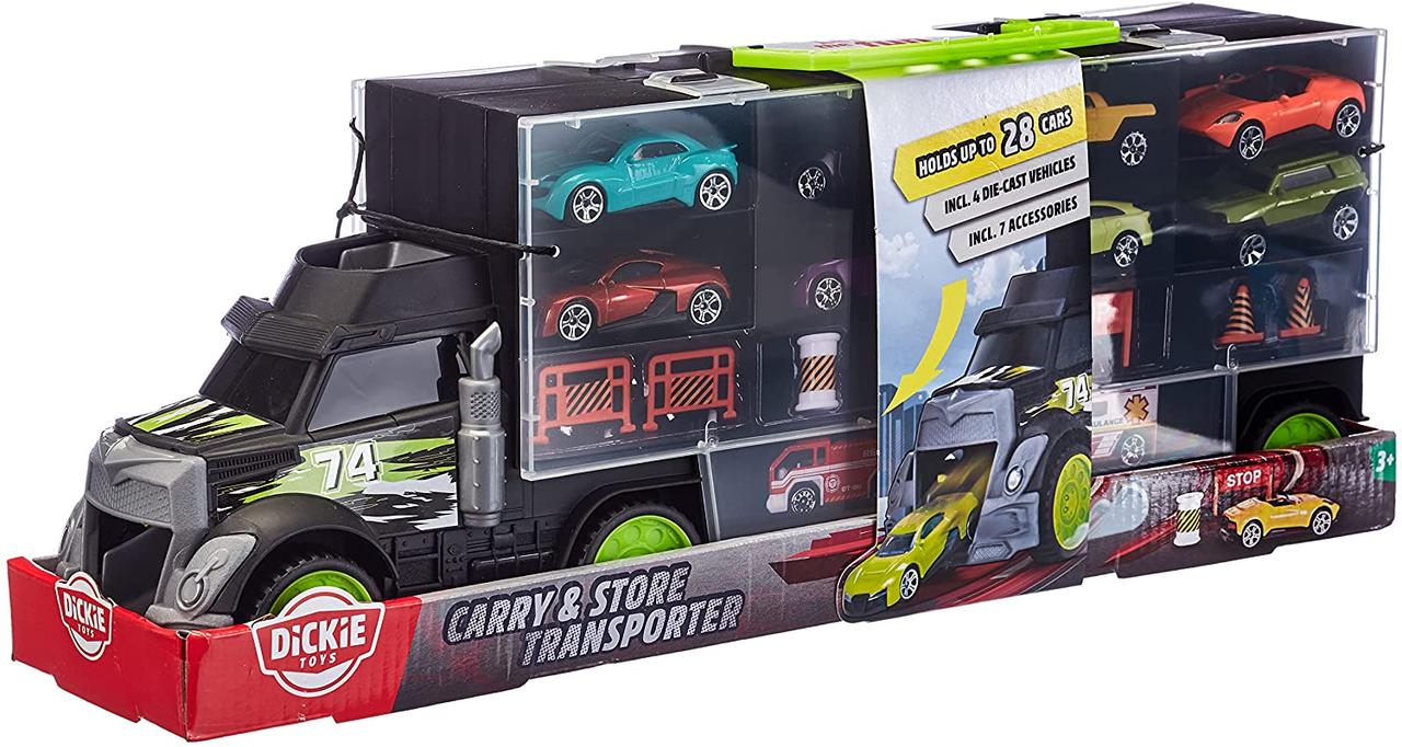 Ігровий набір Трейлер перевізник авто  Dickie Toys 3747007, фото 1