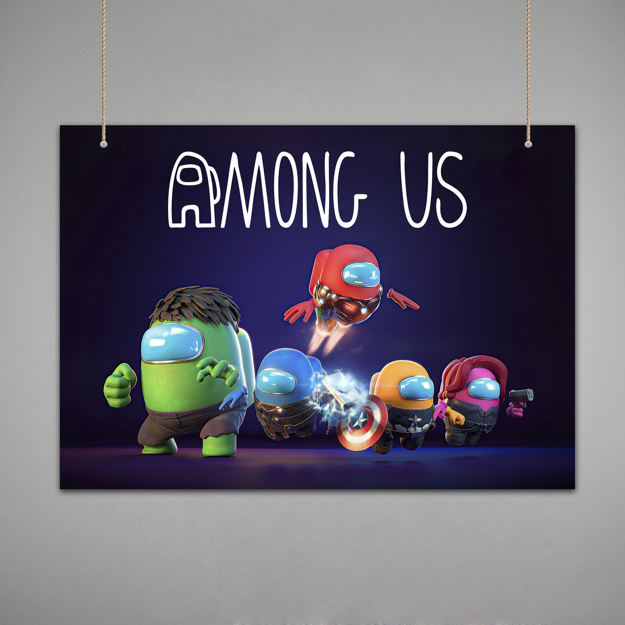 Постер: Among Us (Макет No4)