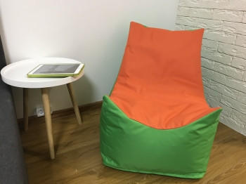 Безкаркасне крісло "Трон" для дітей висота 70 см Лежбока Україна, фото 1