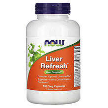 Харчова добавка для здоров'я печінки NOW Foods Liver Refresh 180 Caps