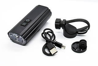 Ліхтарик велосипедний Soshine TB1 USB, IPX-6, 5200mAh, 1800Lm, LEDion 2, 5 режимів, LED, фото 5