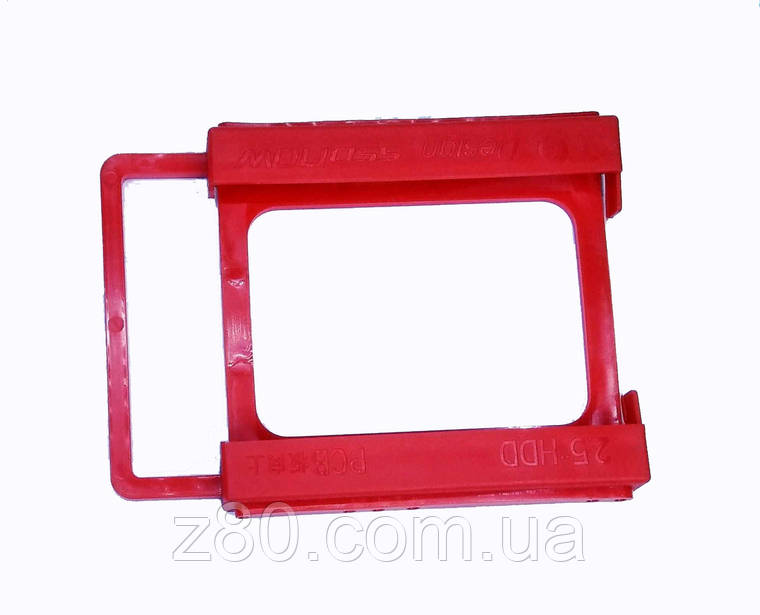 Пластмасовий адаптер фрейм перехідник для встановлення 2,5-дюймових жорстких дисків і SSD в 3,5-дюймовий слот ПК, фото 1