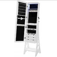 Дзеркало шафи для біжутерії Ейфель із діодним освітленням